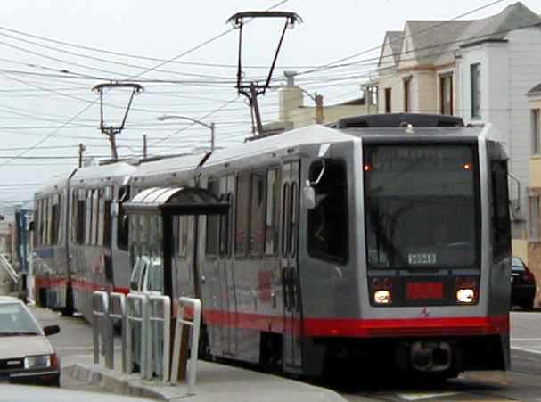 San Francisco MUNI Breda streetcar 1494